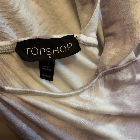 Topshop Open Racerback Tie-Dye Dress - Picture 4 of 4